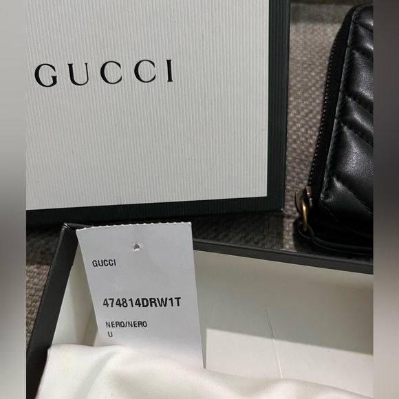 Gucci travel wallet extra large size black marmont - Picture 2 of 9